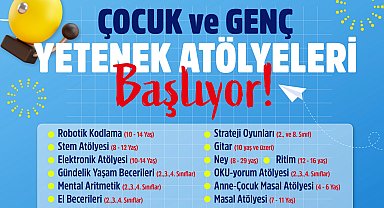 Bursa Osmangazi'nin yetenek atölyeleri üreten nesiller yetiştirecek