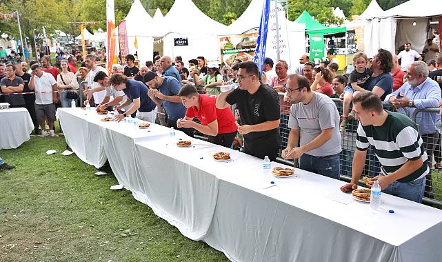 Bursa'da en çok yiyenlerin kazandığı festival