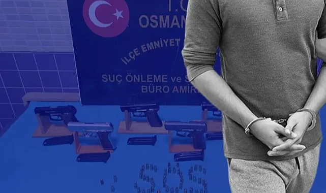 Bursa'da silah operasyonu! Ev değil cephanelik