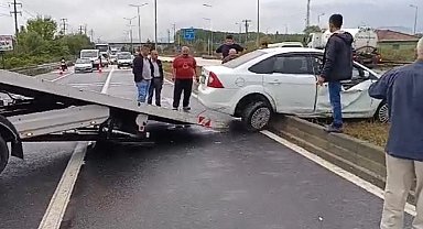 Düzce'de yağış kazayı beraberinde getirdi