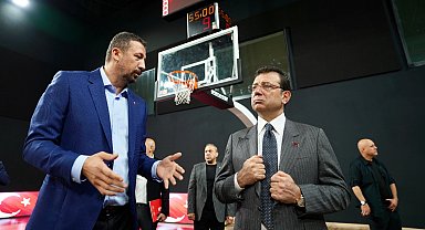 İmamoğlu'ndan Basketbol Gelişim Merkezi'ne ziyaret