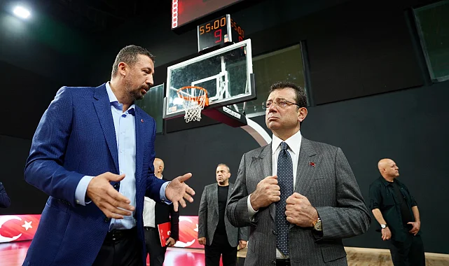 İmamoğlu'ndan Basketbol Gelişim Merkezi'ne ziyaret