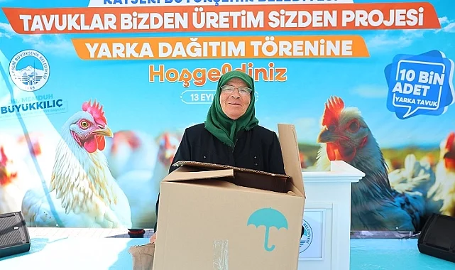 Kadın üreticilerden Başkan Büyükkılıç'a teşekkür
