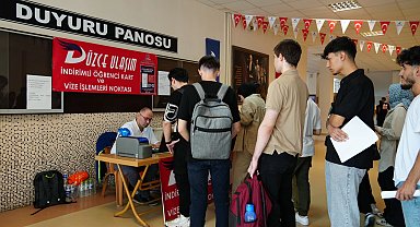Kampüste 'kent kart' noktası oluşturuldu