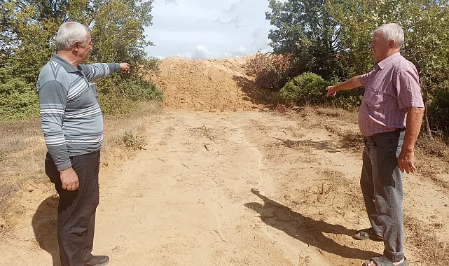 Keşan OSB'den dolayı tarlalarına giremiyorlar