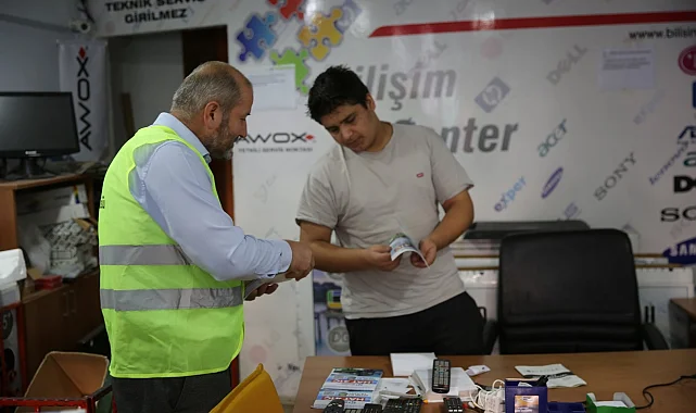 Kocaeli İnönü Caddesi esnafına bilgilendirme