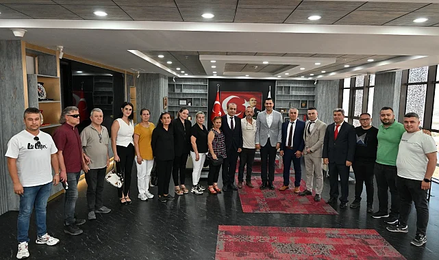 Manisa Gördesliler Derneğinden Başkan Ferdi Zeyrek'e hayırlı olsun ziyareti