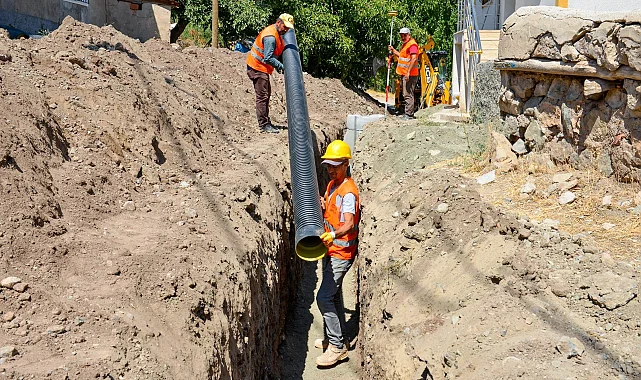 MASKİ Kuluncak Bicir'e kanalizasyon hattı inşa ediyor