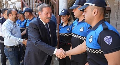 Muğla Milas'ta Başkan Topuz'dan Zabıta ziyareti