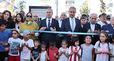 Nevzat Öztürk Parkı hizmete açıldı