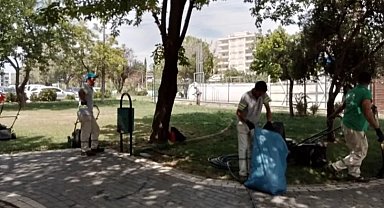Nilüfer Belediyesi parklarda çevre düzenlemelerine devam ediyor