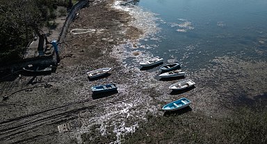 Sapanca Gölü'nün son hali böyle görüntülendi