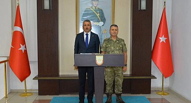 Vali Yunus Sezer'den Tuğgeneral Gürcan  Sezengöz'e ziyaret