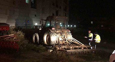 17 araca çarpan traktör sürücüsü polise yakalandı