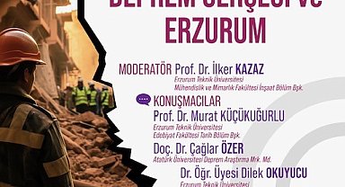28. Sultan Sekisi toplantısı 'Deprem Gerçeği ve Erzurum' başlığıyla 1 Kasım'da yapılacak