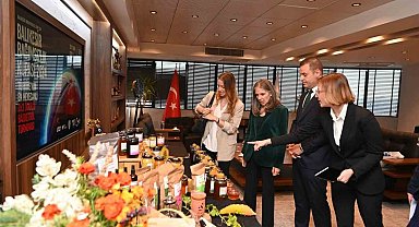 ABD İstanbul Başkonsolosu Eadeh'ten Başkan Akın'a ziyaret