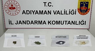 Adıyaman'da, 18 kişiye uyuşturucudan işlem yapıldı