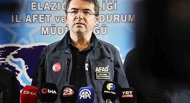 AFAD Başkanı Memiş: "Malatya'da 2, Elazığ'da 8 olmak üzere toplam 10 vatandaşımızın tedavileri devam ediyor"