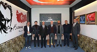 Ağrı İl Milli Eğitim Müdürü Kökrek, özel öğretim kurumlarıyla bir araya geldi