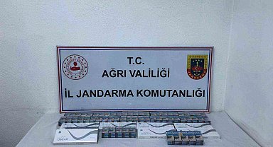 Ağrı'da kaçak sigara operasyonu