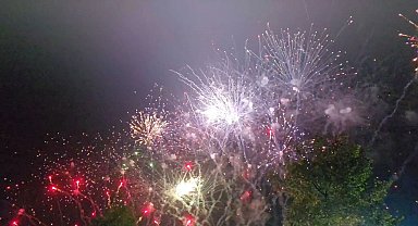 Alaplı'da Cumhuriyet Bayramı'nda fener alayı coşkusu