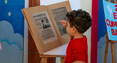 Ankara Keçiören'de minik ellerden özel sergi