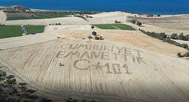 Ayvacık'ta köylülerden anlamı 29 Ekim videosu