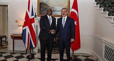 Bakan Fidan, İngiliz mevkidaşı Lammy ile görüştü