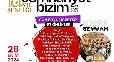 Bakırköy'de Cumhuriyet Bayramı '101. Yıl Şenliği' ile kutlanacak