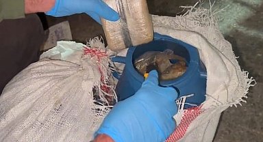 Balık dolu varillerden kilolarca uyuşturucu çıktı