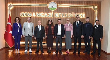 Başkan Aydın, belediye başkanlarını ağırladı