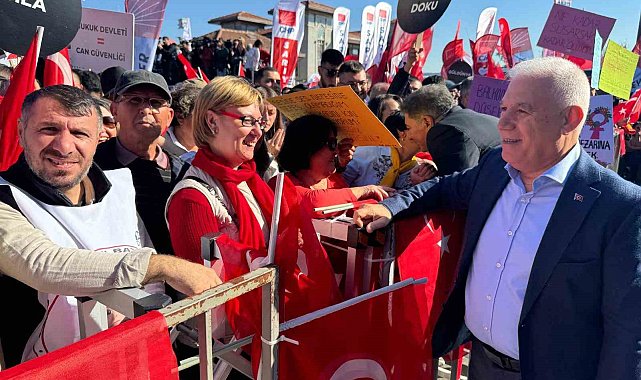 Başkan Bozbey'den teröre ve şiddete karşı yaşam hakkına destek