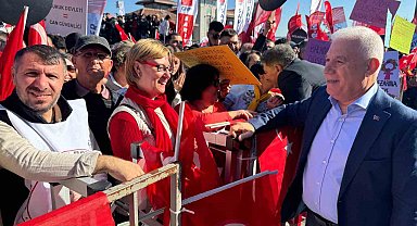 Başkan Bozbey'den teröre ve şiddete karşı yaşam hakkına destek