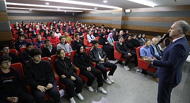 Başkan Taban bu kez Şehit Fevzi Başaran AİHL'den 'Genç Bakış' yaptı