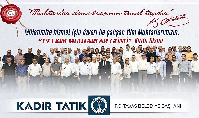 Başkan Tatık'tan Muharlar Günü açıklaması