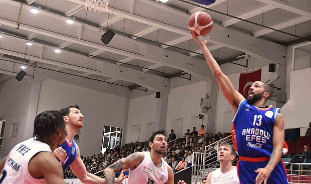 Basketbol Süper Ligi: Aliağa Petkimspor: 79 - A. Efes: 85