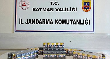 Batman'da kaçak sigara operasyonu