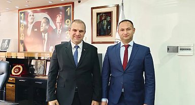 Bayırköy Belediye Başkanı Dilsize, Vakıf Müdürü Şinay'dan ziyaret