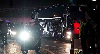 Beşiktaş kafilesi RAMS Park'ta