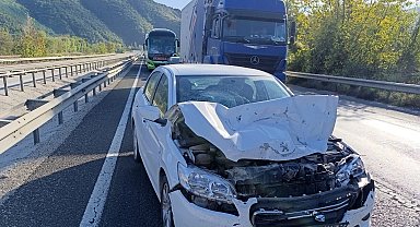 Bilecik Pazaryeri'nde trafik kazası: 1 yaralı