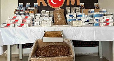 Bingöl'de 52 bin dal makaron ele geçirildi