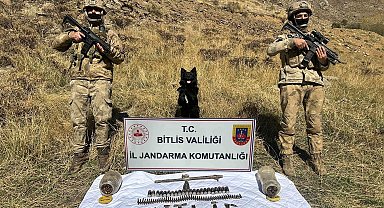 Bitlis'te terör operasyonu, çok sayıda mühimmat ele geçirildi