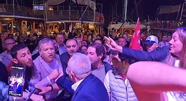 Bodrum'da 29 Ekim kutlamasında gerginlik