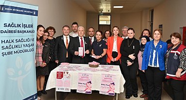 Bursa Büyükşehir'den 'pembe kurdele' farkındalığı