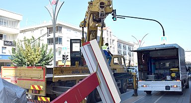 Bursa'da kent estetiği için yoğun mesai