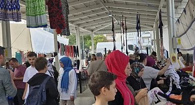 Bursalılar Gökdere Sosyete Pazarı'na akın ediyor