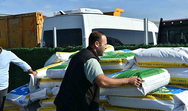 Büyükşehir'in desteği Balıkesirli çiftçinin yüzünü güldürüyor