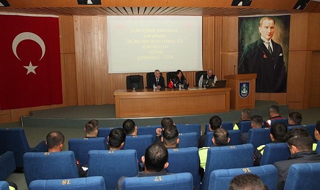 Çanakkale'de Güvenlik Güçlerine Hayvan Sevkiyat Kontrolleri Eğitimi Verildi