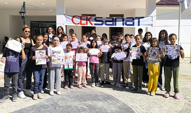 ÇEKSANAT, Harmancıklı çocukları sanat atölyeleriyle buluşturdu