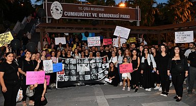 CHP Çiğli İlçe Başkanlığı'ndan kadına şiddete hayır yürüyüşü